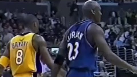 Kobe Bryant vs Michael Jordan Game Highlights | March 28, 2003 | 💛💜 #Mamba #JumpMan 8️⃣🆚2️⃣3️⃣