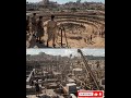 The Construction Phases of the Colosseum (Flavian Amphitheater) #oldvsnew #historylovers #usashorts