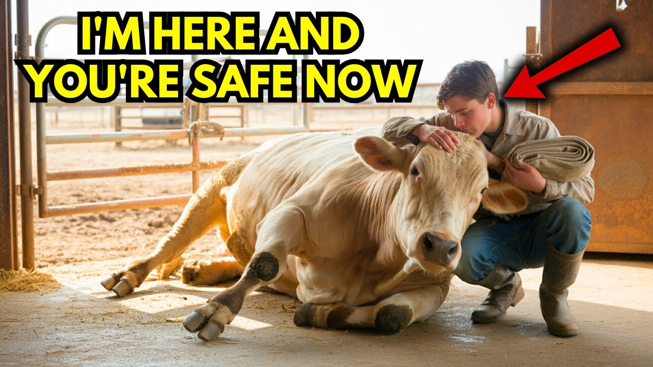 The Bull Was Left on the Cold Concrete, What the Young Rancher Did in the Moment Changed Everything