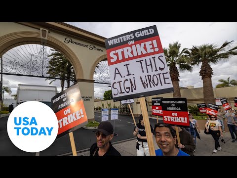 Striking WGA writers express concerns about ChatGPT, AI taking jobs | USA TODAY