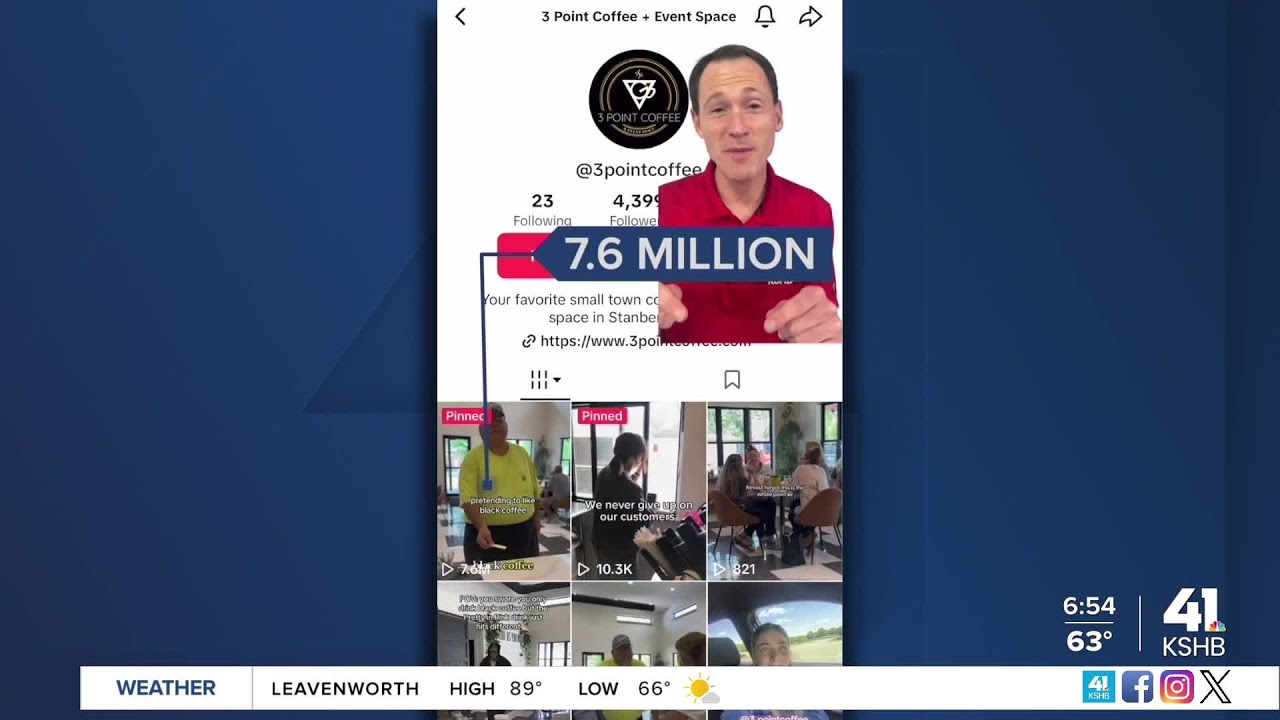 Small-town Missouri coffee shop goes viral with TikTok post - YouTube