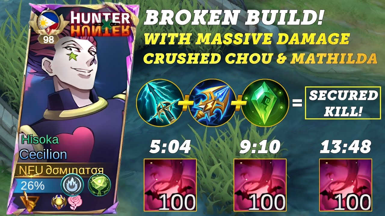 This Cecilion Build is TOO STRONG! Chou & Mathilda Get Obliterated!, Cecilion Gameplay, Best Build