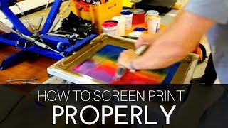 How to screen print a T-Shirt Properly screenshot 2