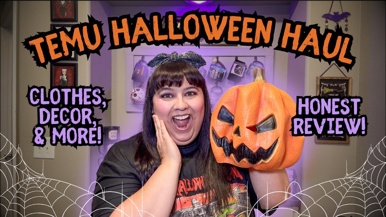 Temu Halloween - Is Temu worth it? | Temu Spooky Haul | Huge Temu ...