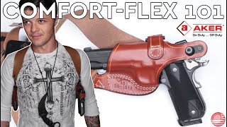 Aker Leather Shoulder Holster 101 Comfort-Flex Review