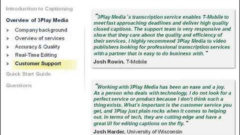 Quick Start to Captioning & Subtitling, 3Play Media