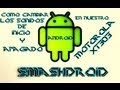 como cambiar los sonidos de incio y apagado en MOTOROLA XT303