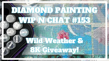 Can I Finish Before the Weather Hits?! | Diamond Painting WIP n Chat #153