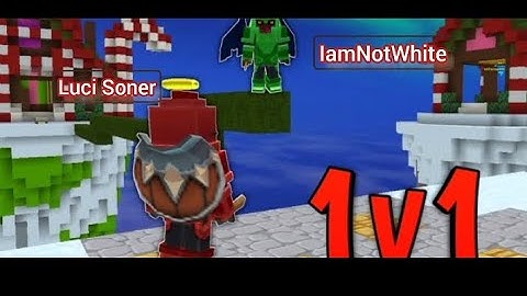 Blockman Go CPS booster vs no Cps booster Luci Soner 1v1 IamNotWhite Blockman Go bedwars