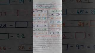 Daily practice worksheet