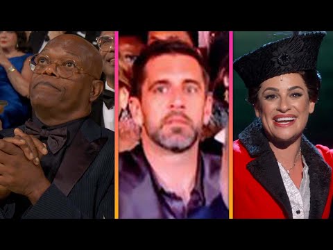 Samuel l. Jackson, aaron rodgers and lea michele go viral at tonys
