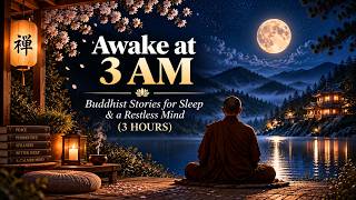 Awake at 3 AM — Buddhist Stories for Sleep & a Restless Mind (3 Hours)
