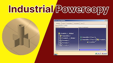 Industrial Usecase of PowerCopy (Basic) || CATIA V5 || Tutorial