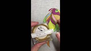 Three Birds Intro to goldwork on needlepoint.  Lesson One