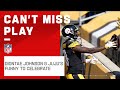 Diontae Johnson's Hilarious TD Celebration w/ Juju