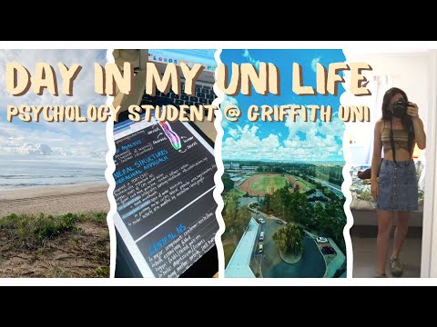 day in the life of a uni student on the Gold Coast (Griffith uni!!)
