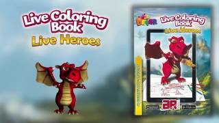 Live heroes Augmented reality Colouring book screenshot 3