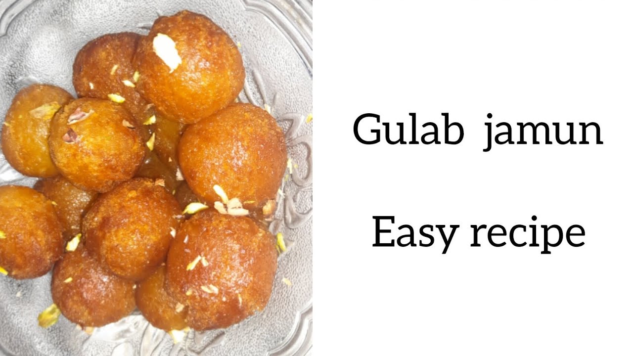 Simple Gulab Design Gulab jamun | easy recipe | homemade gulab jaumn - YouTube