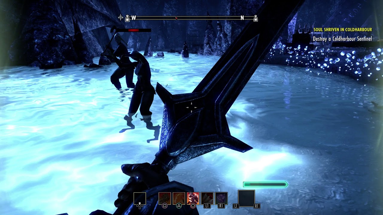 The Elder Scrolls Online - Soul Shriven In Coldharbour: Dremora & Ferals Destroy Sentinel (2015)