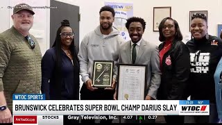 Eagles cornerback Darius Slay honored with parade and key to city in hometown of Brunswick