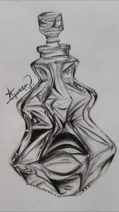 illusion |Glass Decanter #illusion #AfterDark #Shorts #SketchArt #TheSilentArtist_ARU