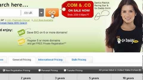 Choosing A Domain Name (Video 2)