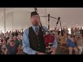 The Guelph Pipe Band Performs in the Beer Tent at Fergus Scottish Festival 2022