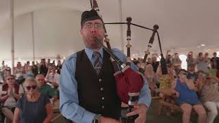 The Guelph Pipe Band Performs in the Beer Tent at Fergus Scottish Festival 2022