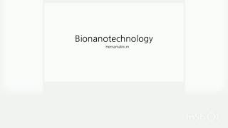 bionanotechnology