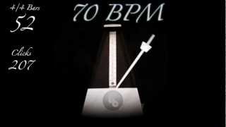 Video thumbnail of "70 BPM Metronome"