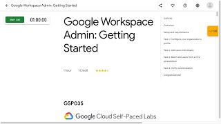 Google Workspace Admin Getting Started