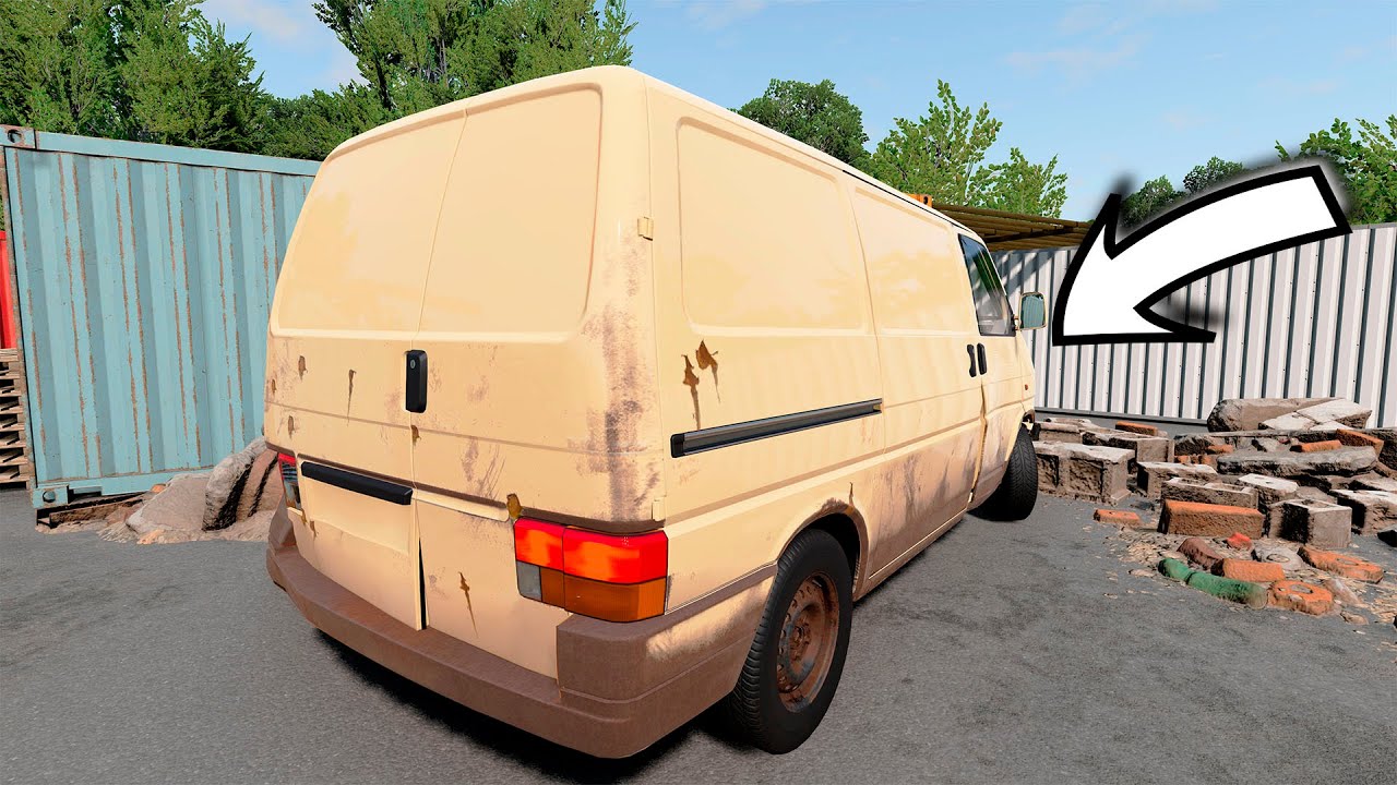 Reviving a Rusty Transporter From the Junkyard- BeamNG.Drive