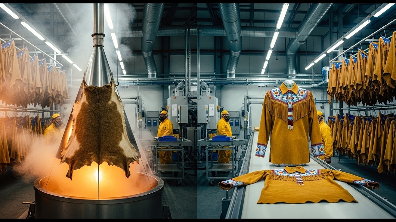 Inside the Buckskin Workshop – (Full Process) How Traditional Native ...