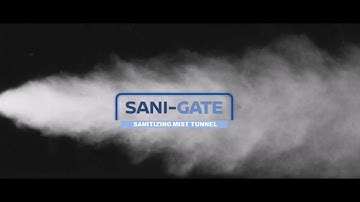 SANI-GATE by GI GLAZE | Walk-through Sanitizing Mist Tunnel | Mobile Disinfection Chamber