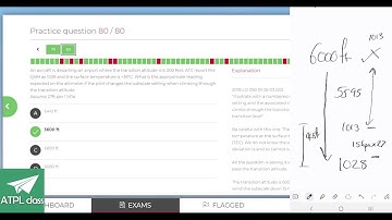 ATPL Meteorology - Practice Exam