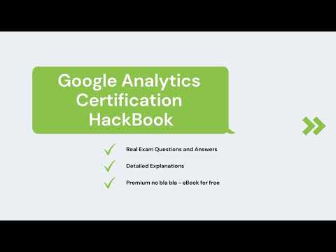 Ultimate Google Analytics certification HackBook - GAIQ answers #yzydo