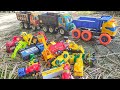Truk Tronton Panjang Penuh Mobil Mobilan, Excavator, Crane Truck, Fire Truck, Container Truck, Tank