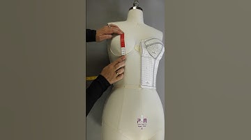 Taking measurements for the new Bustier Dress