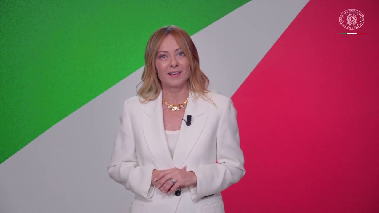Nuovo disegno di legge sicurezza, il videomessaggio del Presidente Meloni