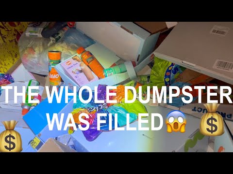 DUMPSTER DIVIN//JUST 1 DUMPSTER FILLED MY WHOLE GAMEROOM!