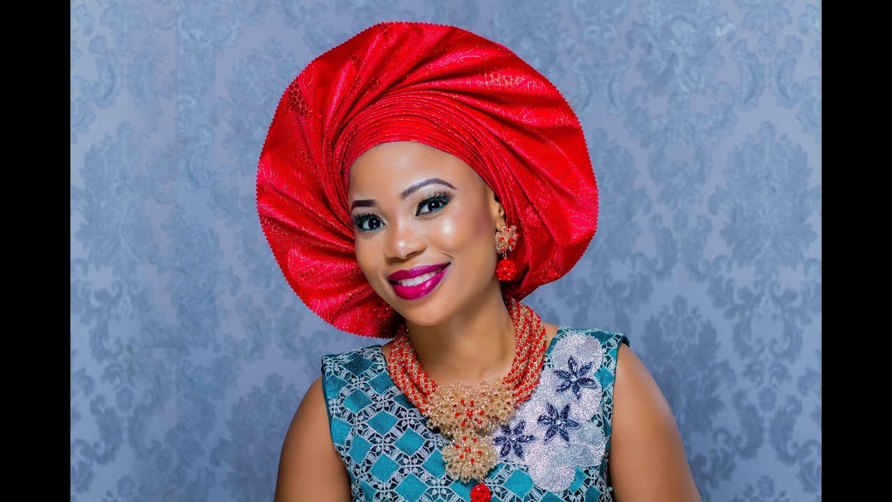 gele tying tutorial video