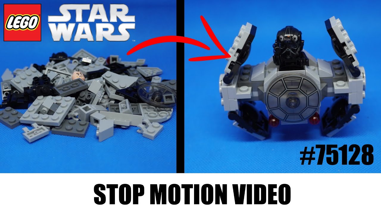 LEGO® STAR WARS™ 75128 | TIE Advanced Prototype Motion Build - YouTube