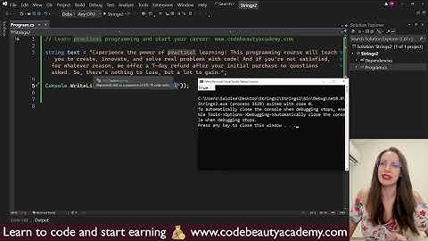 All C# string methods explained (C# Programming tutorial for Beginners)