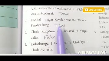 7th Social/History- Unit 3 / Book Evaluation/ Term 1/ Samacheer