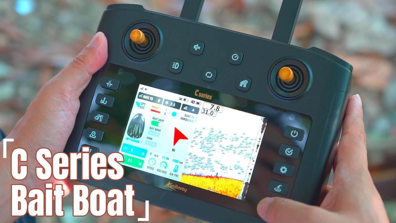 Fully integrated smart remotecontrolled bait boat YouTube