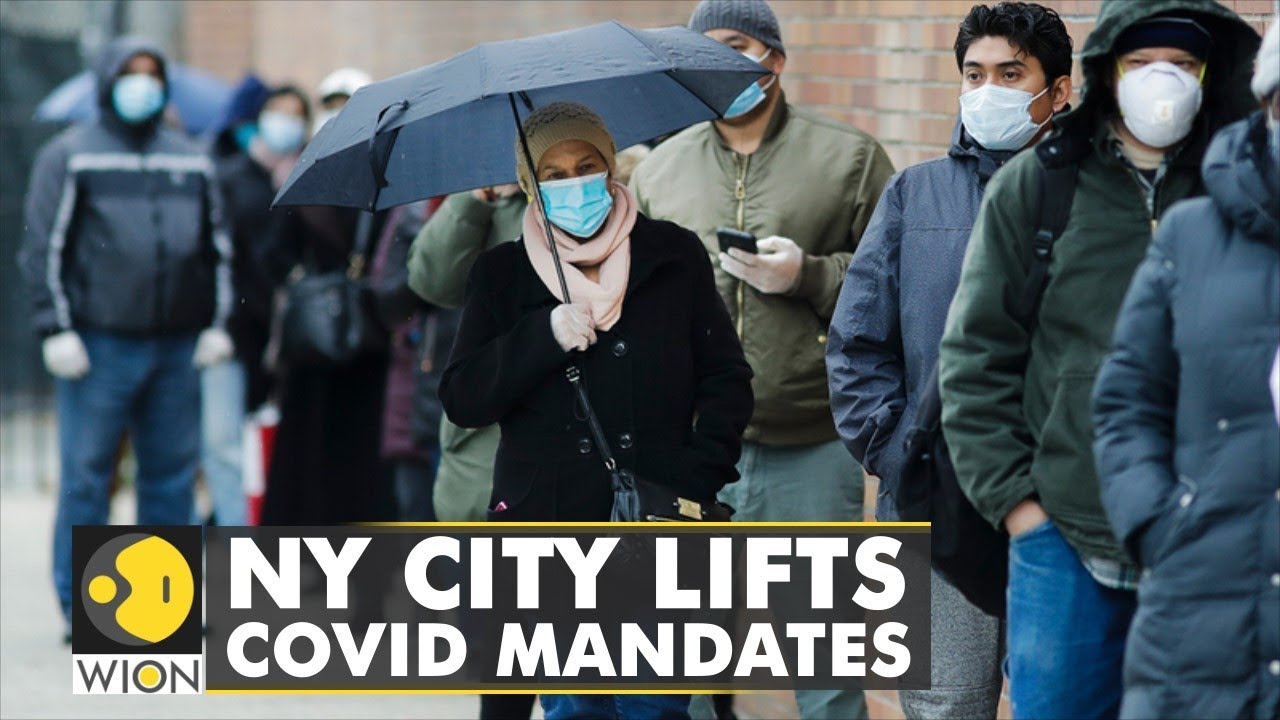 New York City lifts COVID-19 vaccine and mask mandates | Masks made ...