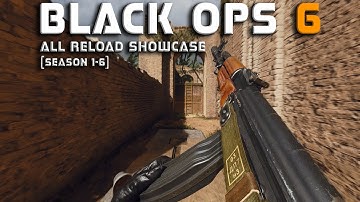 CALL OF DUTY BLACK OPS 6 : ALL WEAPON RELOAD IN SEASON 1-6 SHOWCASE 4K
