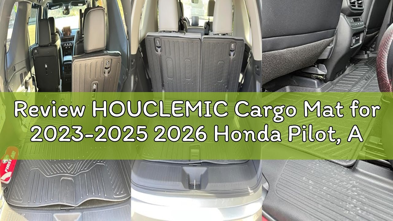 Cargo Mat For Honda Pilot 2023 2024 2025: AOMSAZTO All Weather TPE - View #10