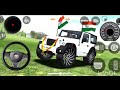 Modified Mahindra Thar Car Games:  Indian Cars (Gadi wala games)- Car Games Android Gameplay -2025