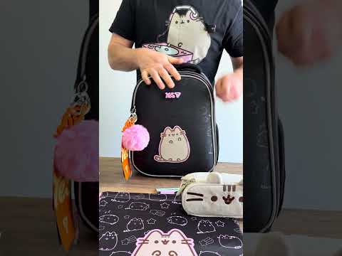 Шкільний набір Yes H-100S My Pusheen (рюкзак, пенал, сумка, пляшка, ланчбокс) 115-130 см, видео 1